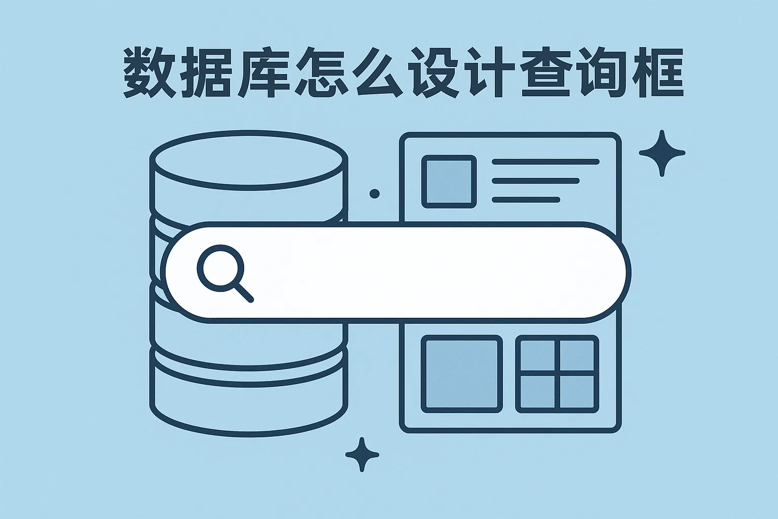 数据库怎么设计查询框