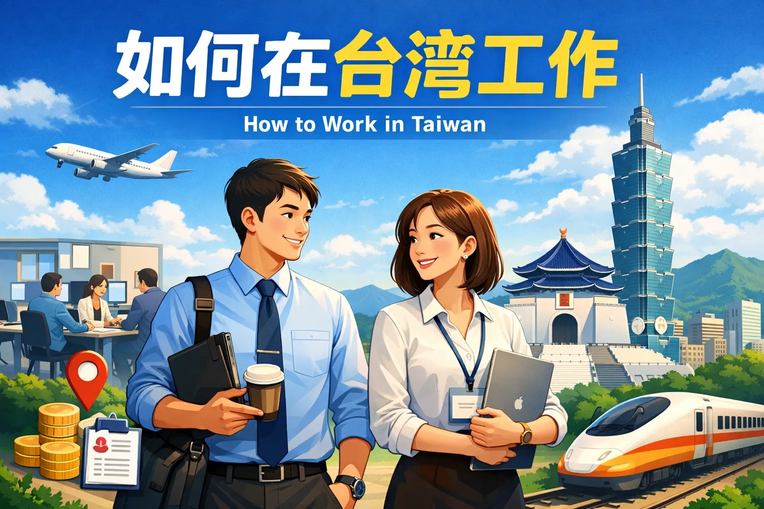 如何在台湾工作