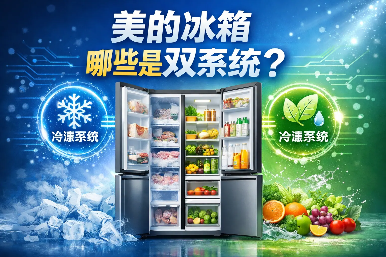 美的冰箱哪些是双系统