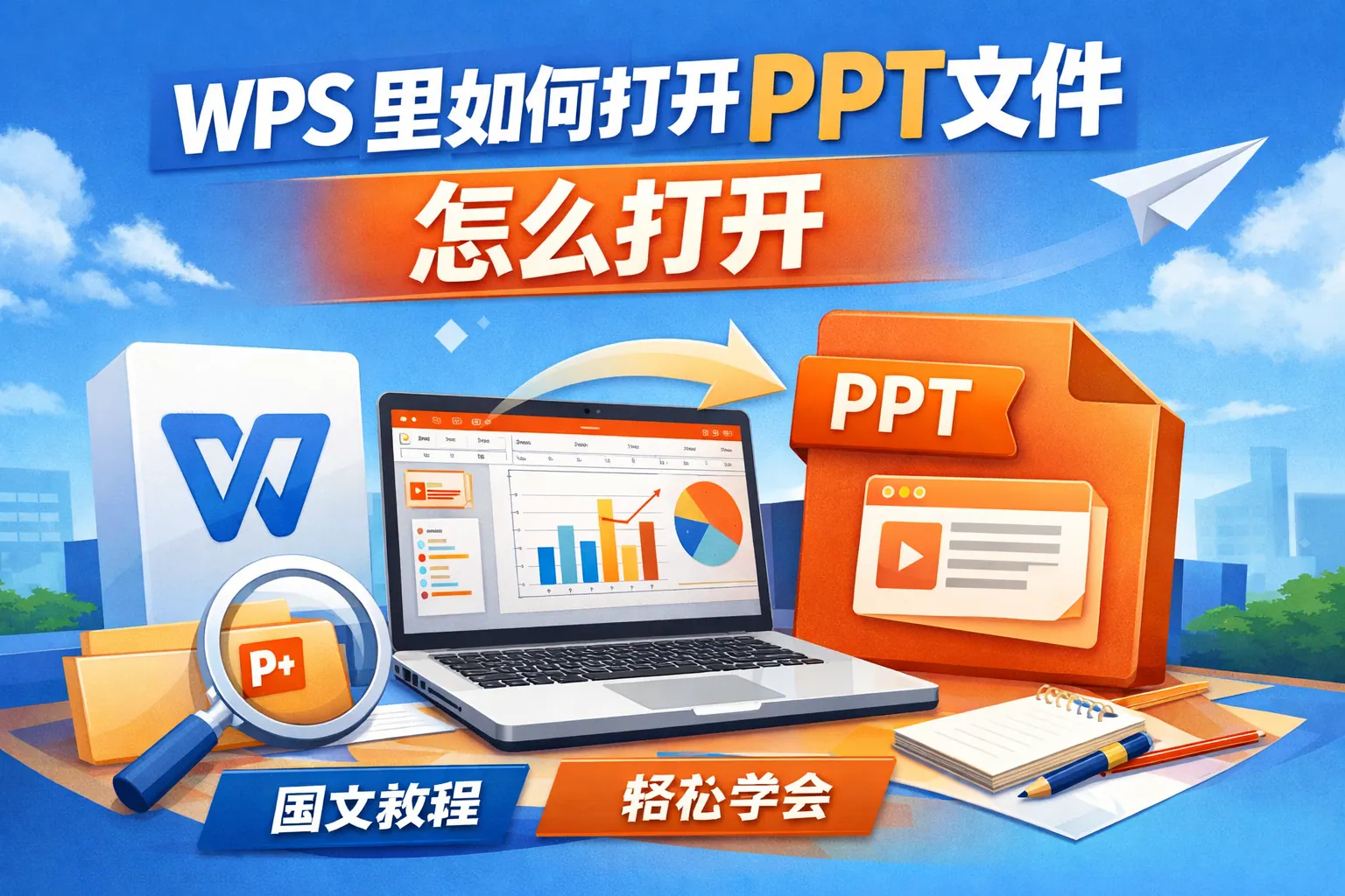 wps里如何打开ppt文件怎么打开