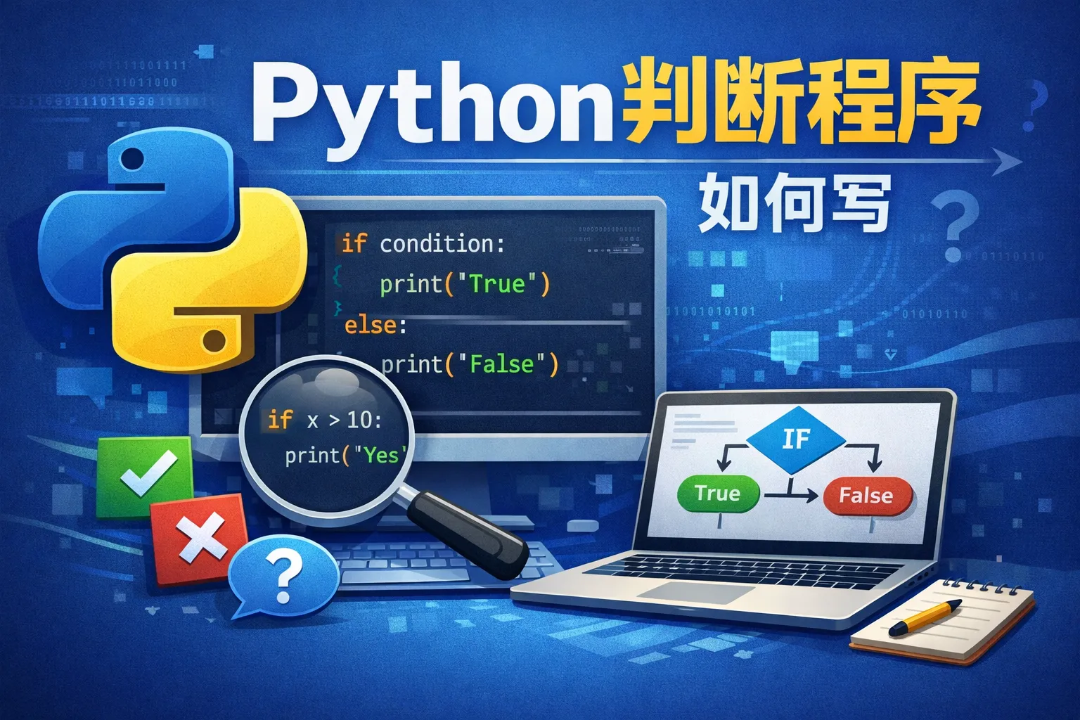 python判断程序如何写