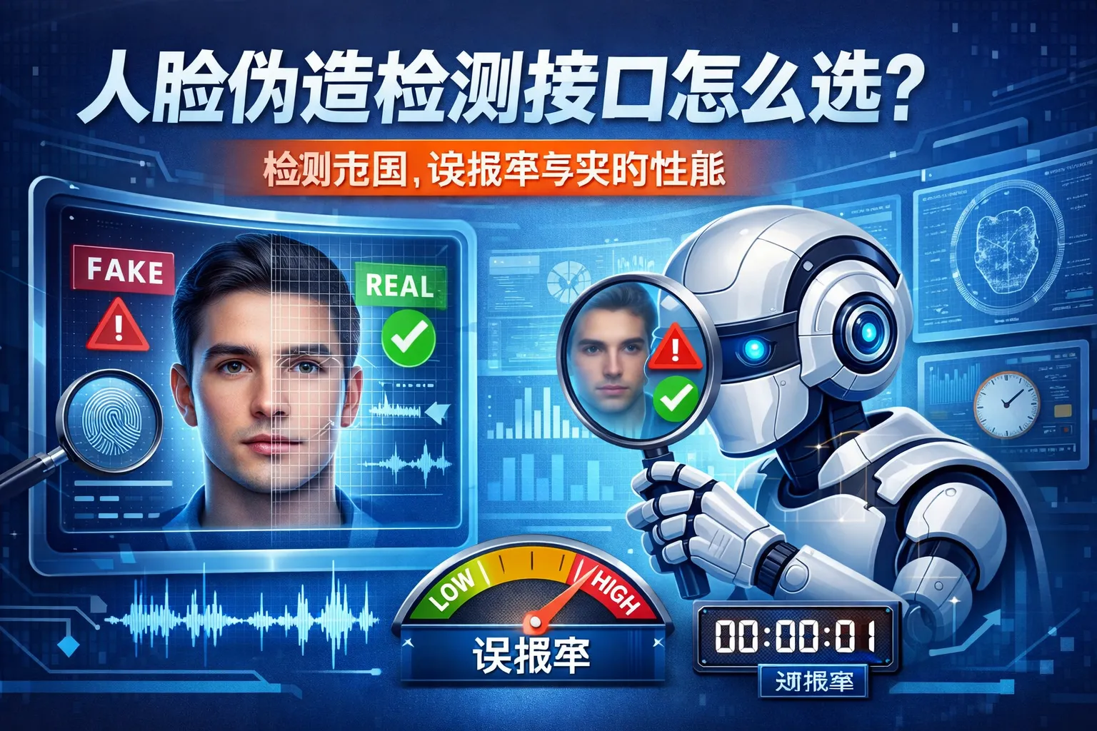 人脸伪造检测接口怎么选?检测范围、误报率与实时性能