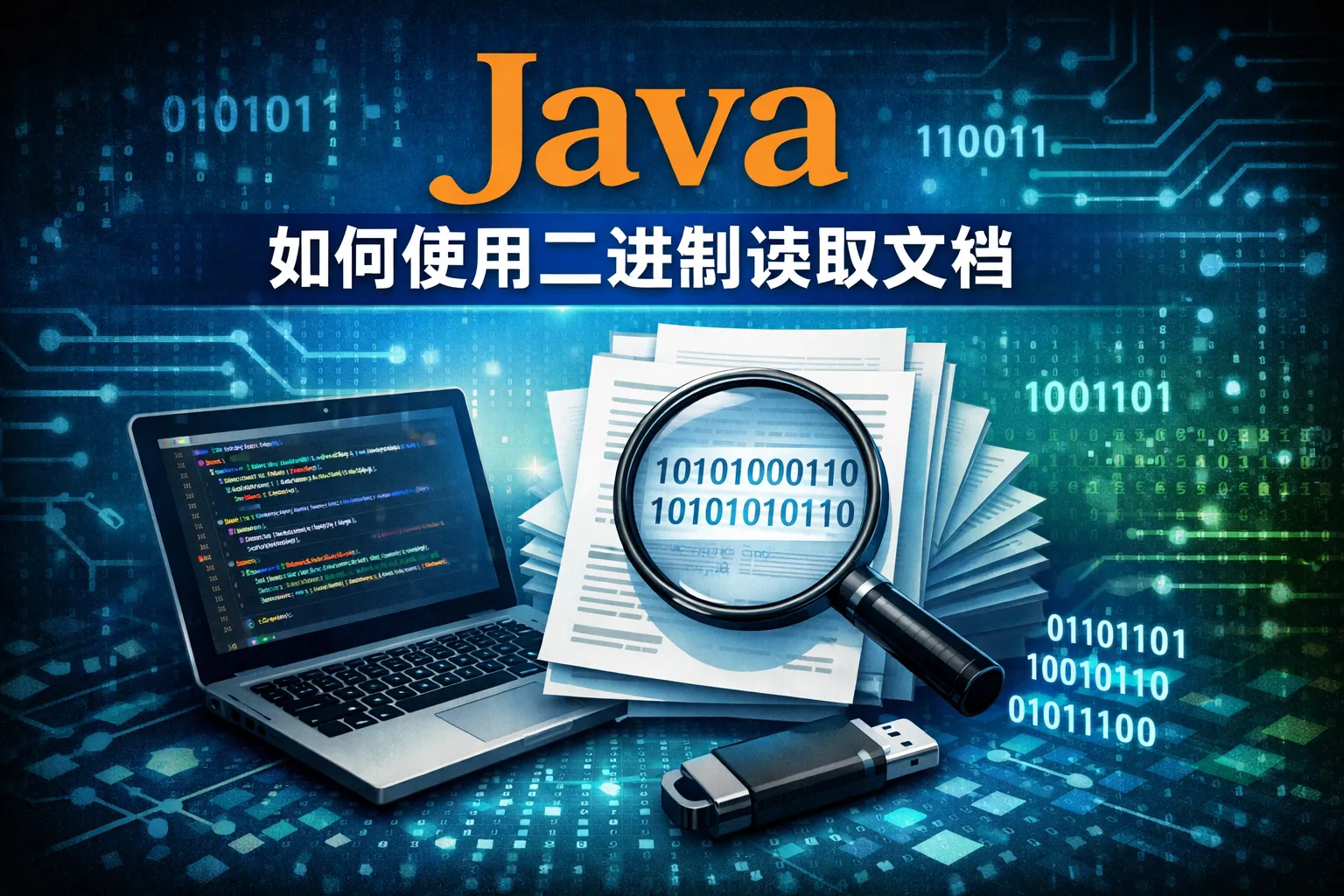 java如何使用二进制读取文档