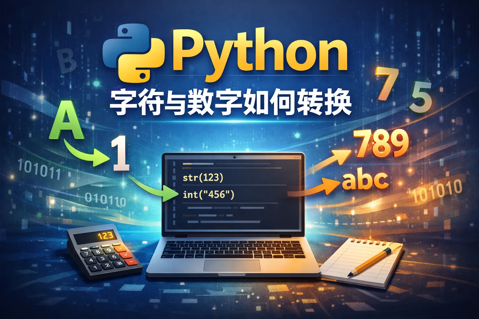 python字符与数字如何转换