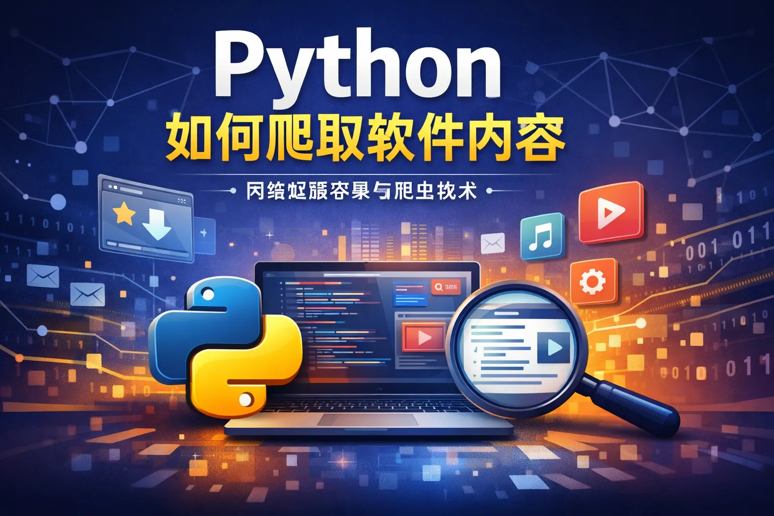 python如何爬取软件内容