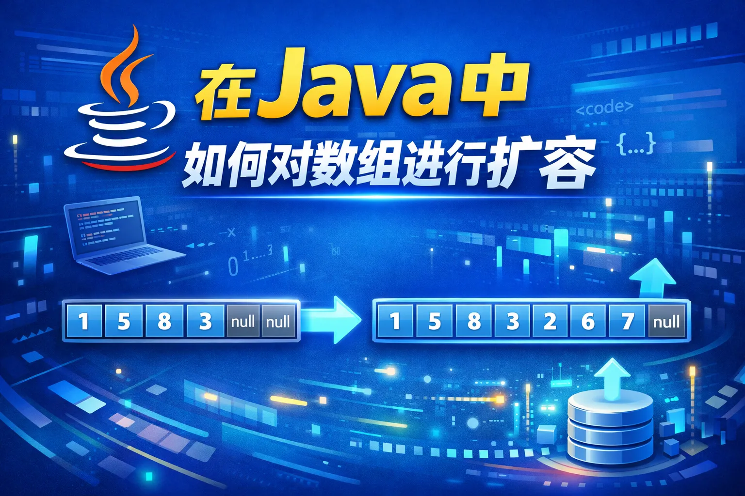 在java中如何对数组进行扩容