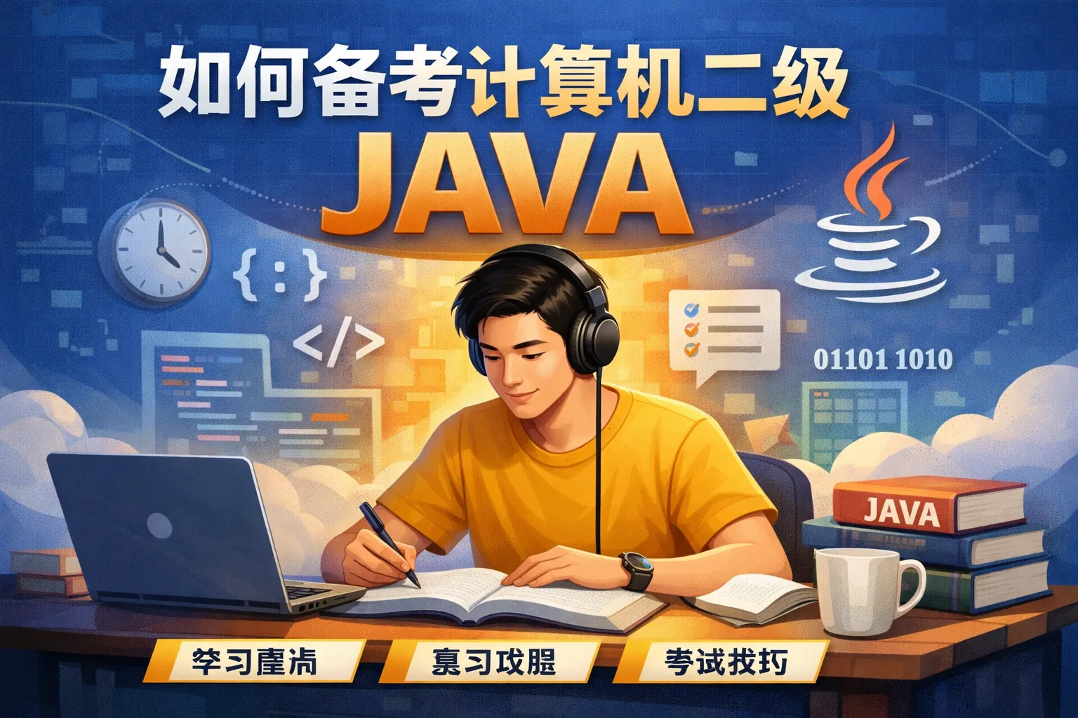 如何备考计算机二级java