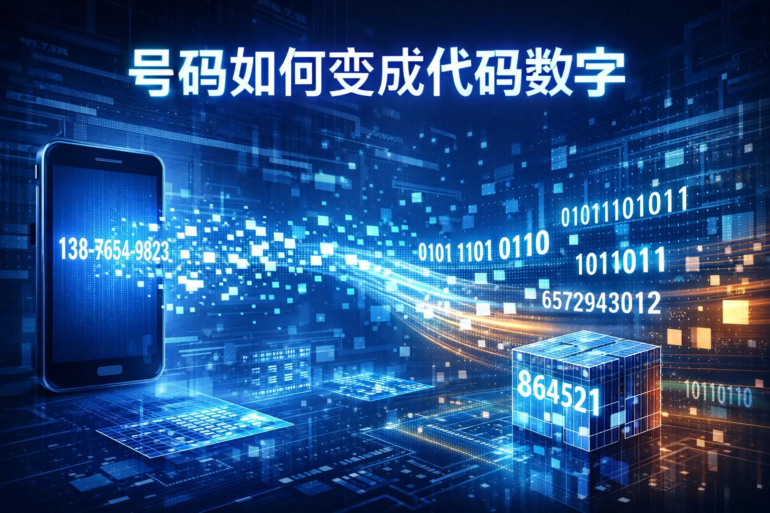 号码如何变成代码数字