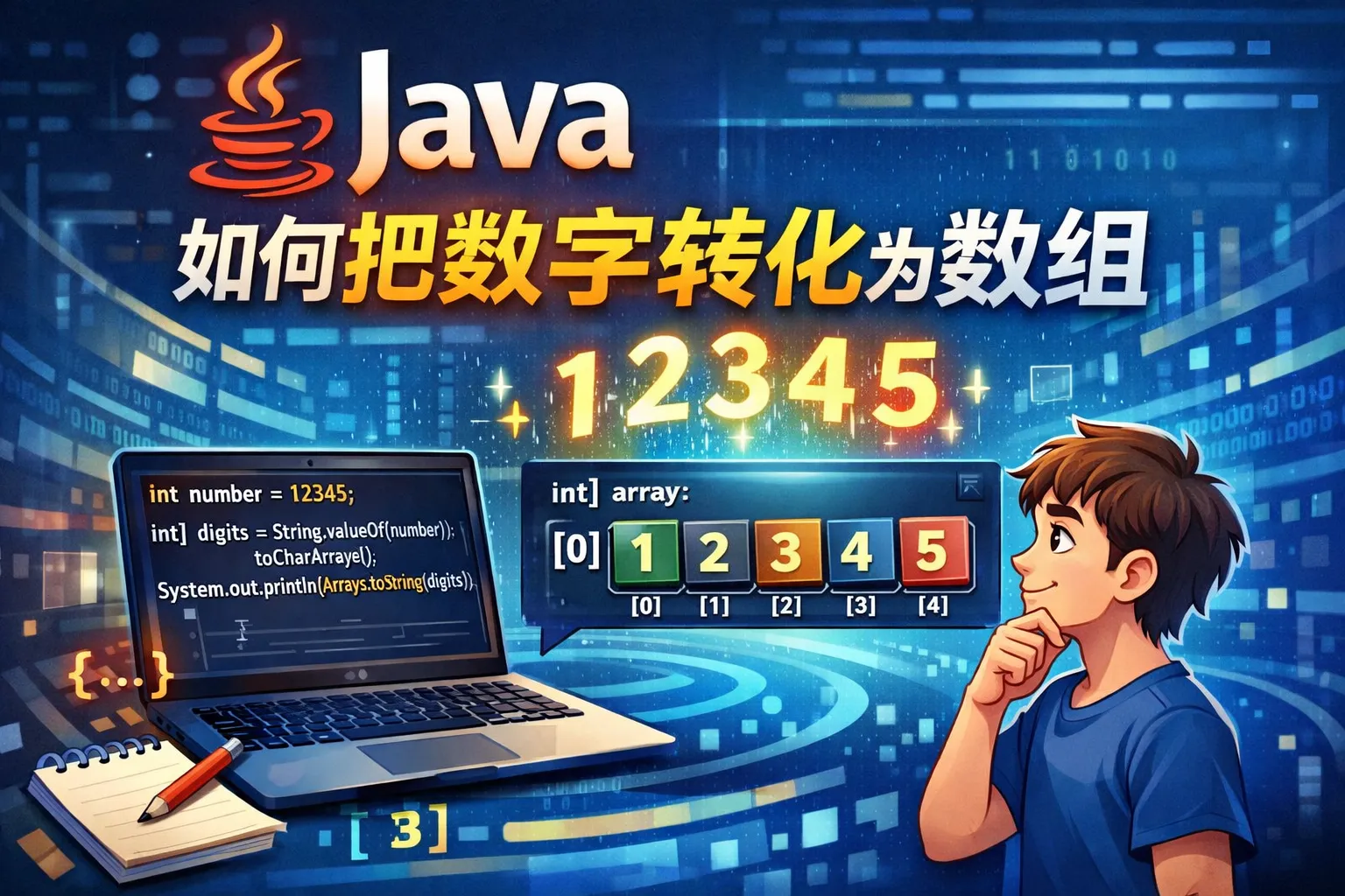 java如何把数字转化为数组
