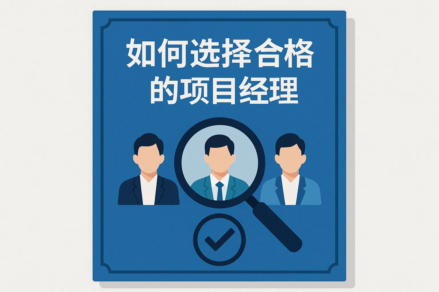 如何选择合格的项目经理