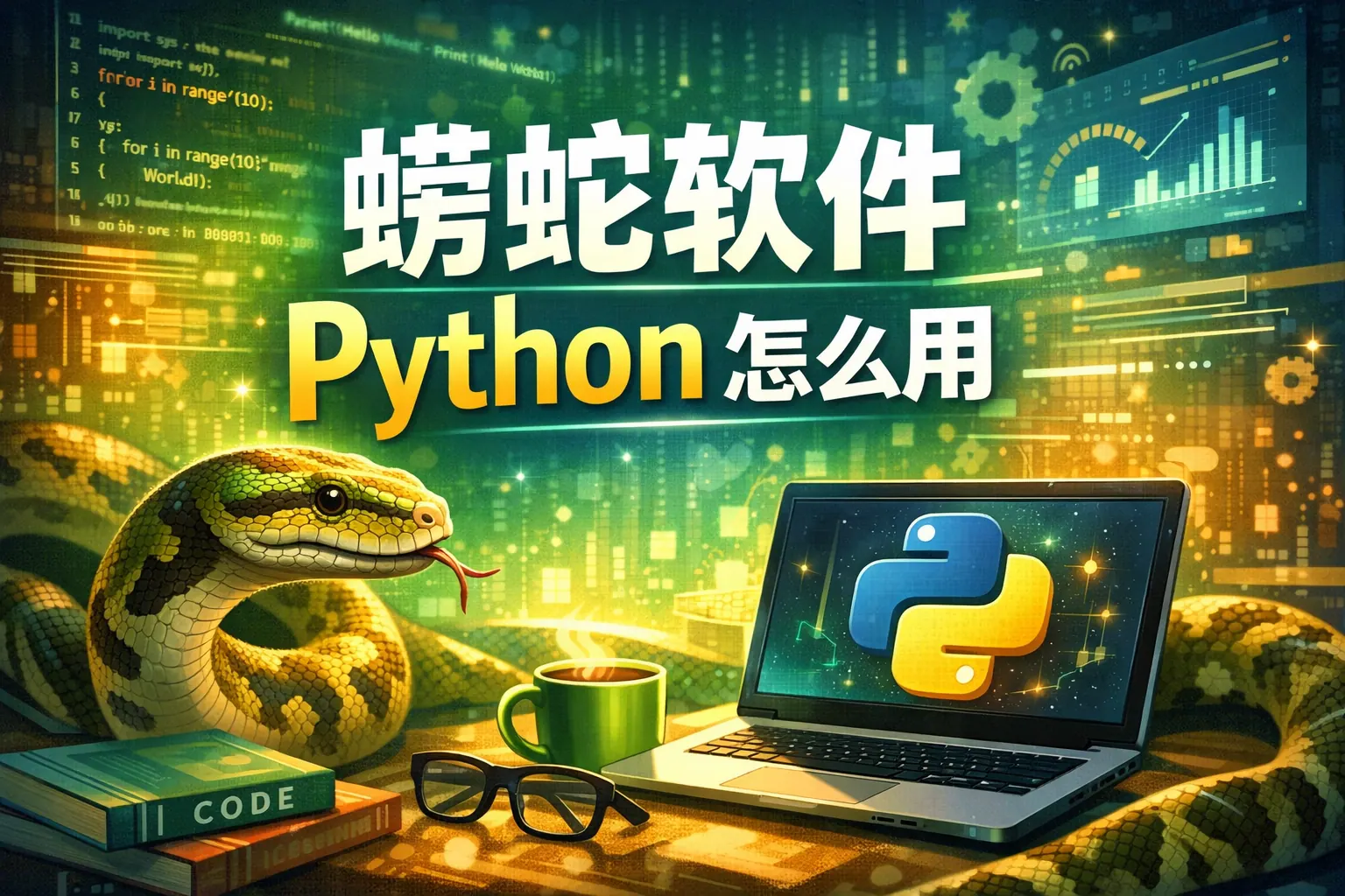 蟒蛇软件python怎么用