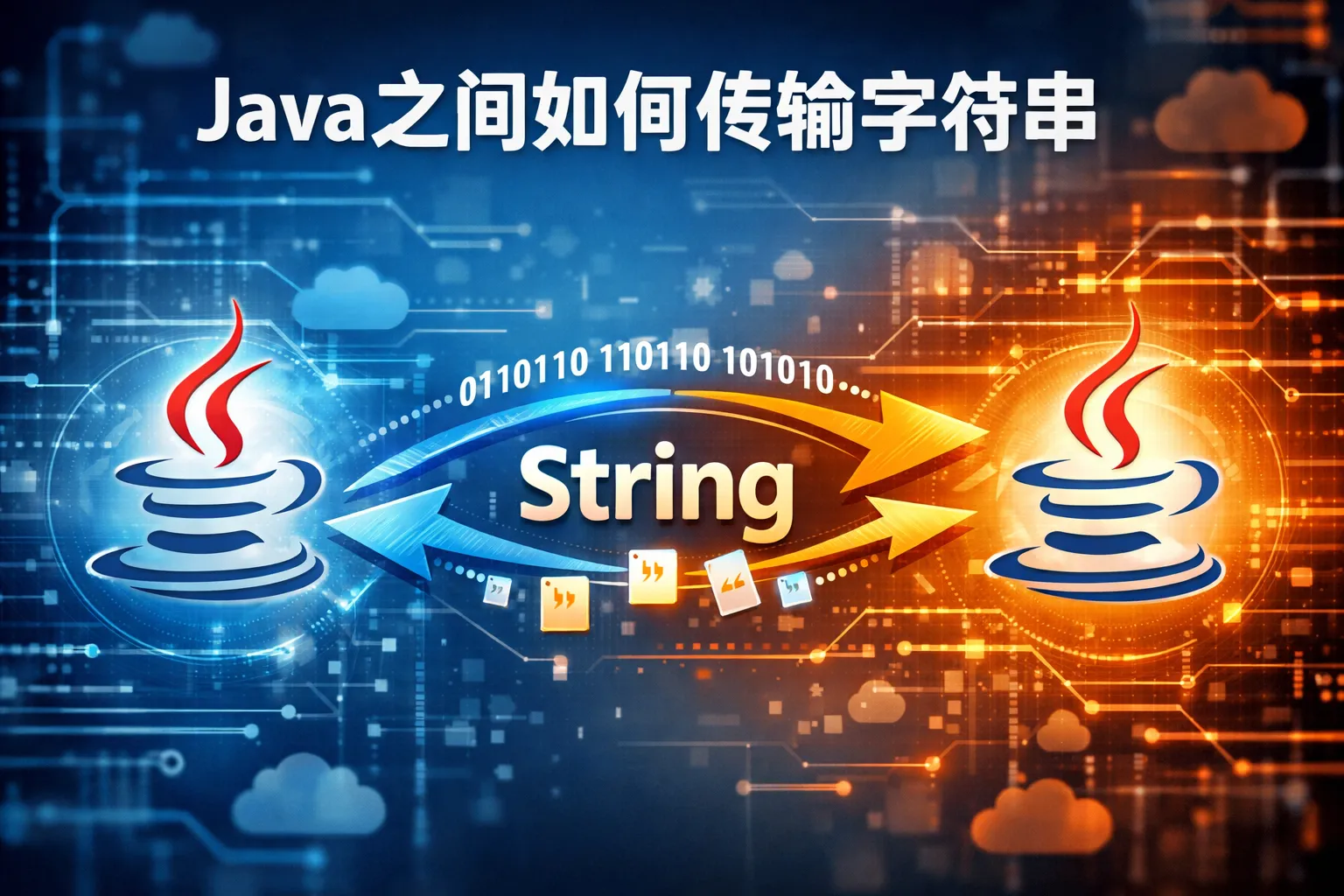 java之间如何传输字符串