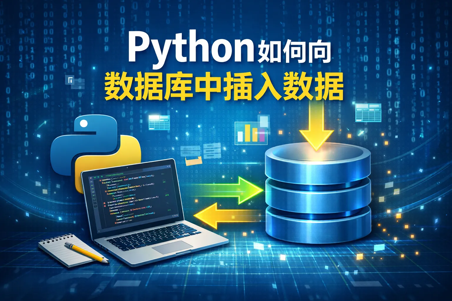 python如何向数据库中插入数据