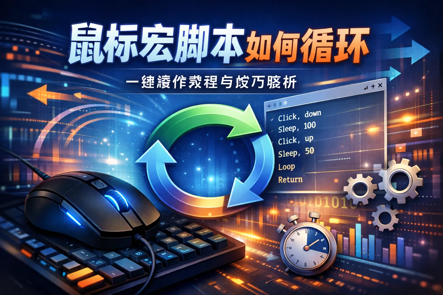 鼠标宏脚本如何循环