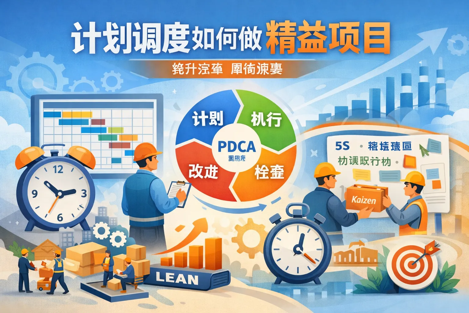 计划调度如何做精益项目