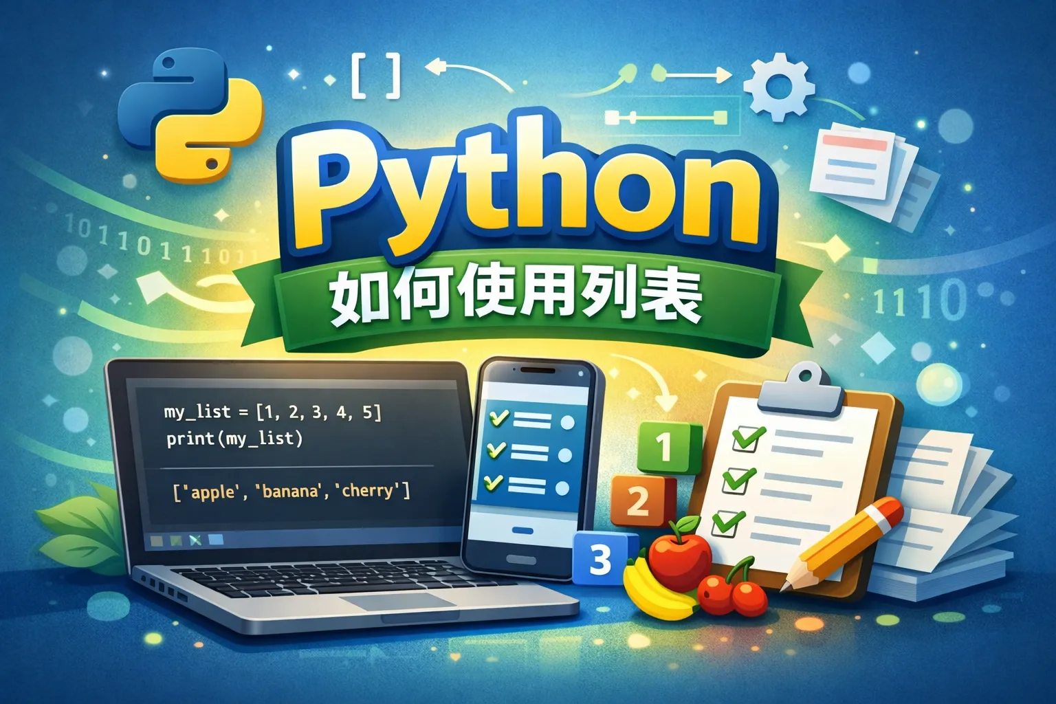 python 如何使用列表