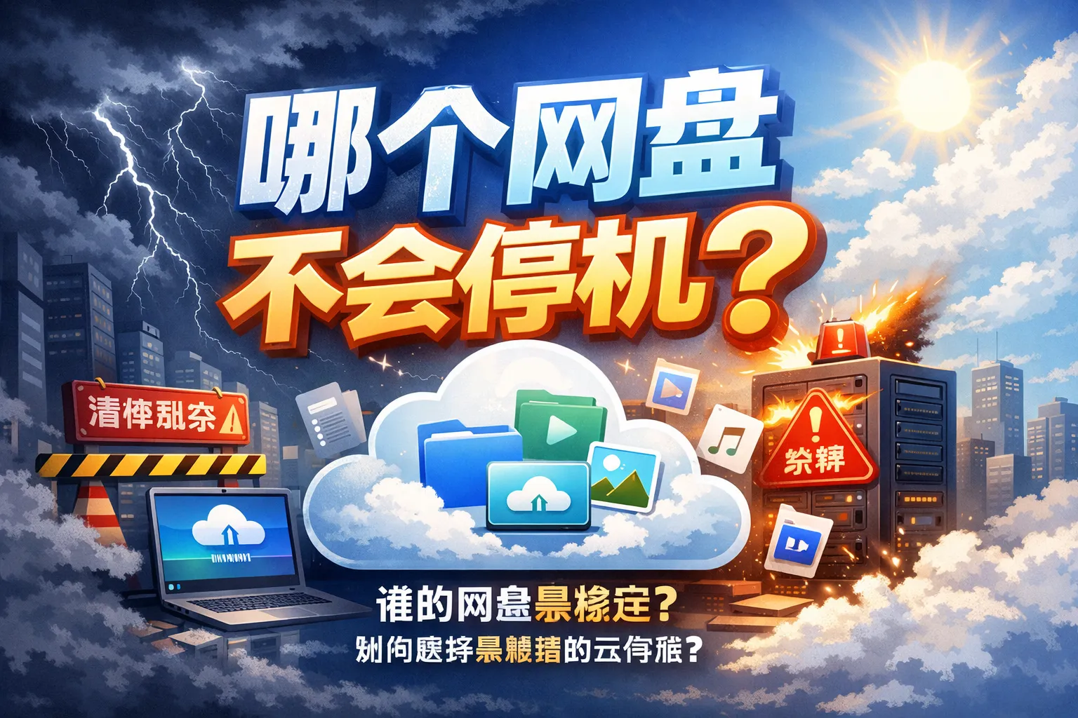哪个网盘不会停机