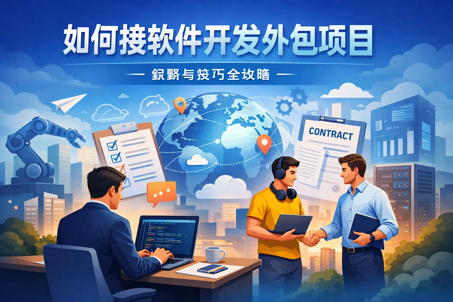 如何接软件开发外包项目