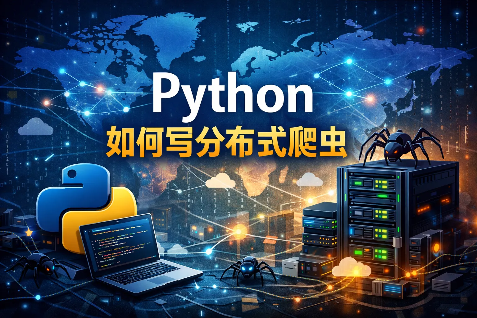 python如何写分布式爬虫