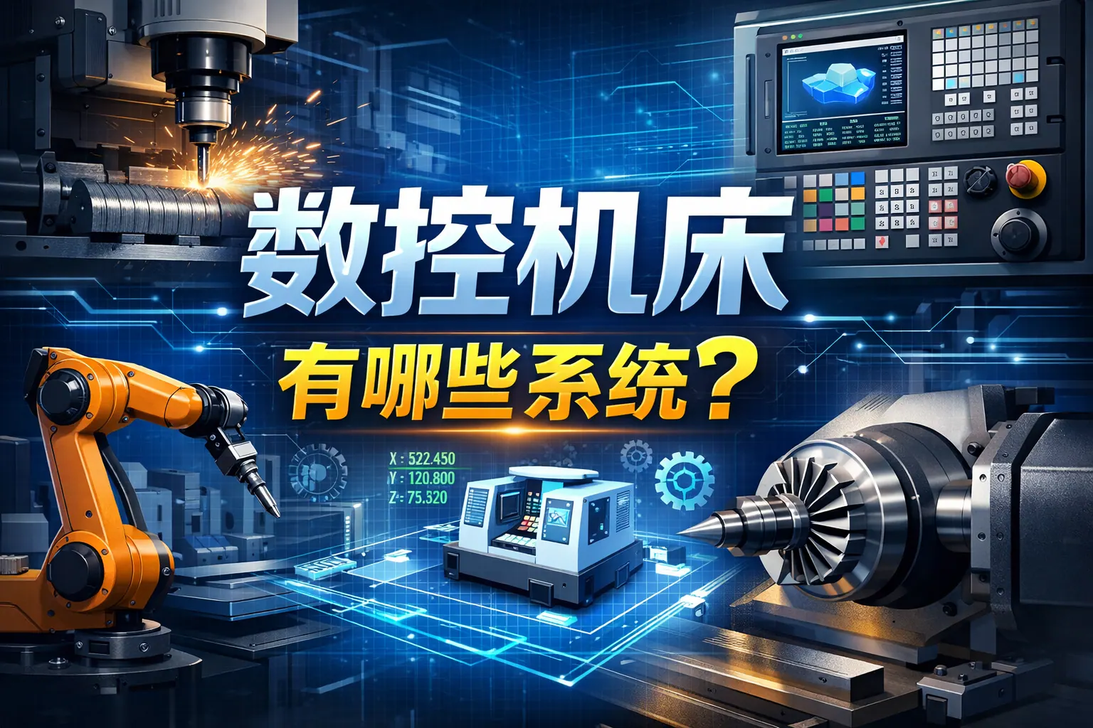 数控机床有哪些系统