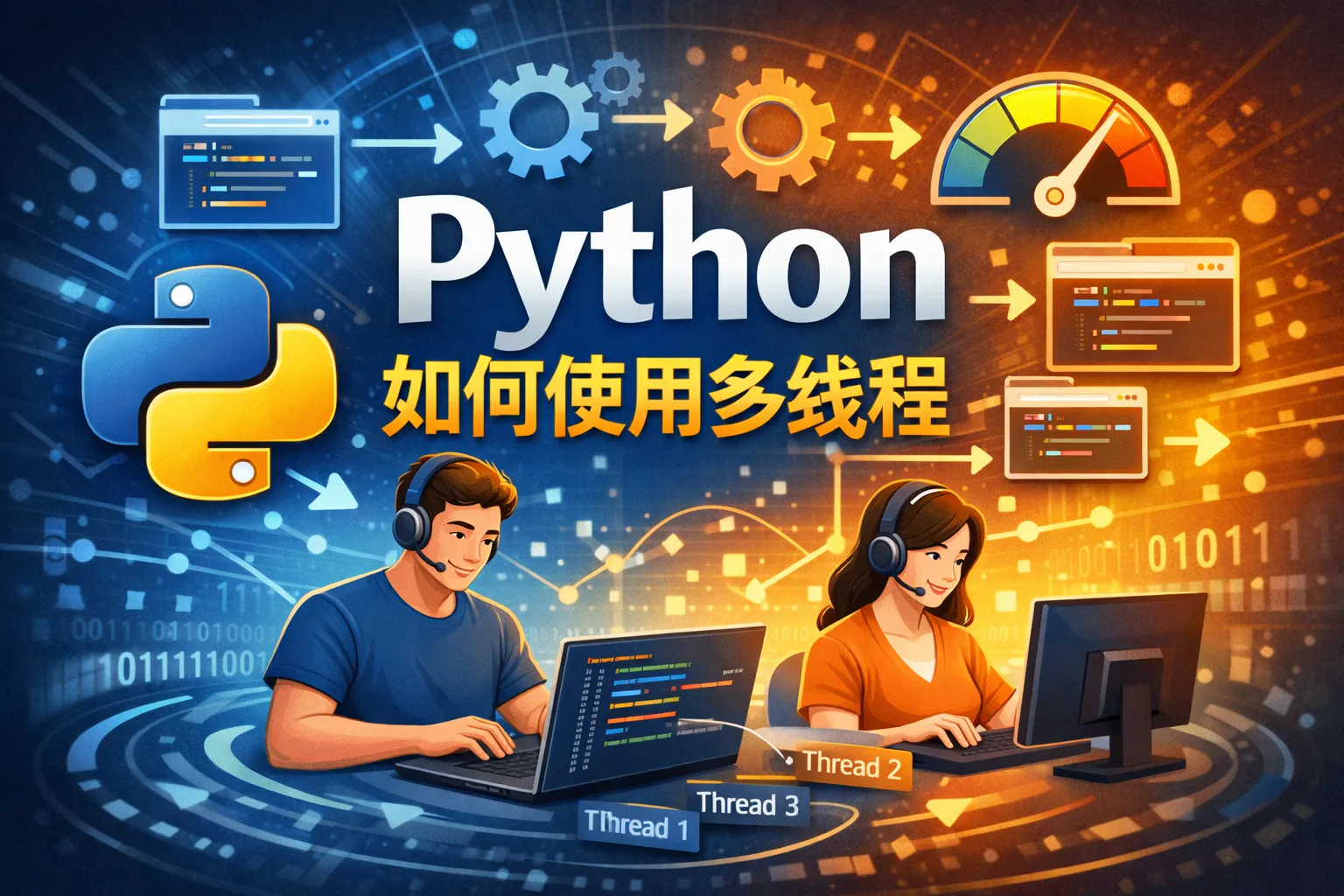 python如何使用多线程