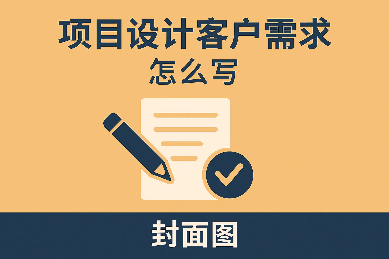 项目设计客户需求怎么写
