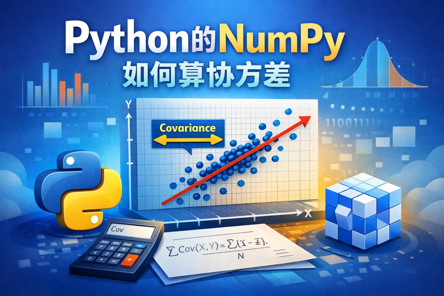 python的numpy如何算协方差