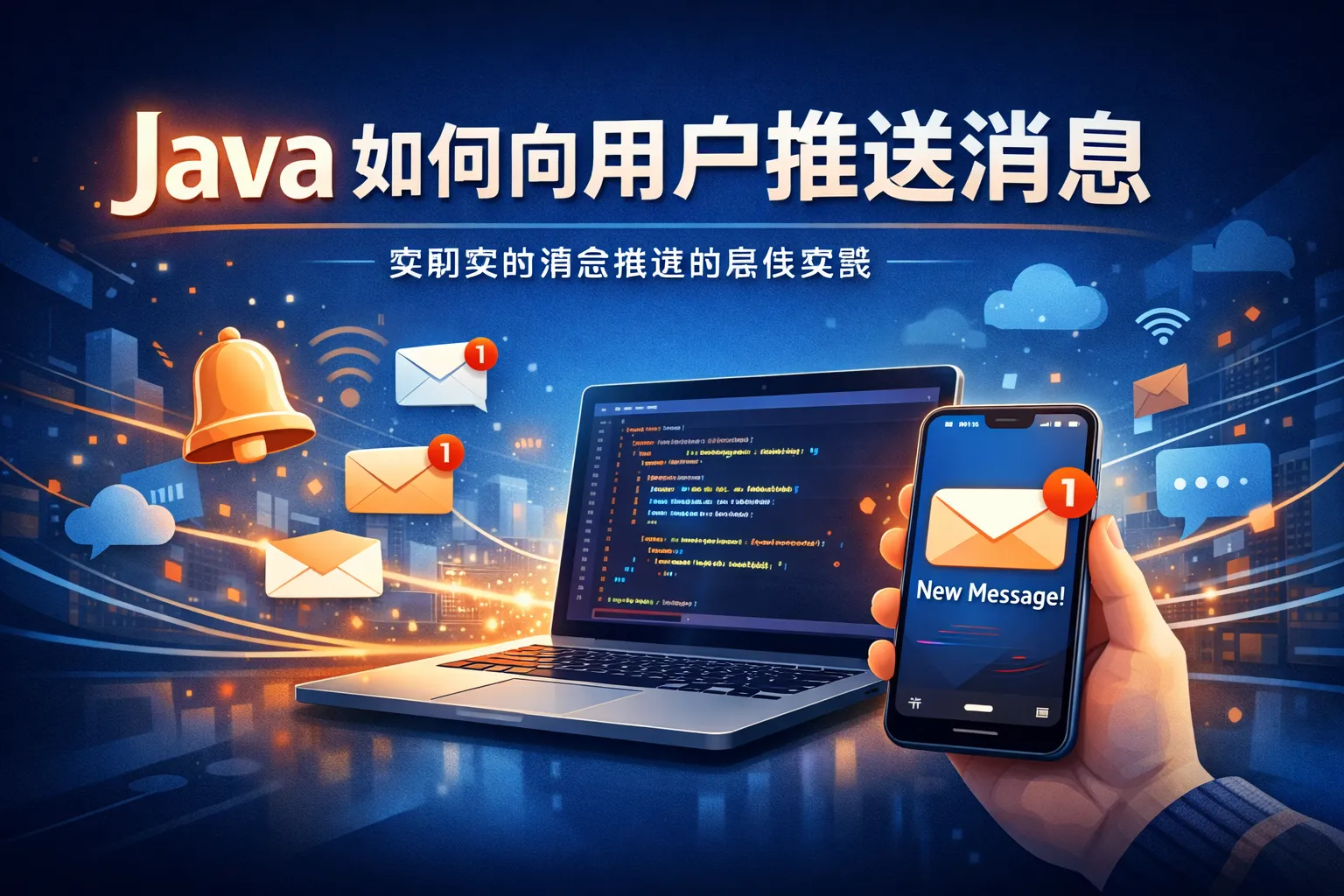 java如何向用户推送消息