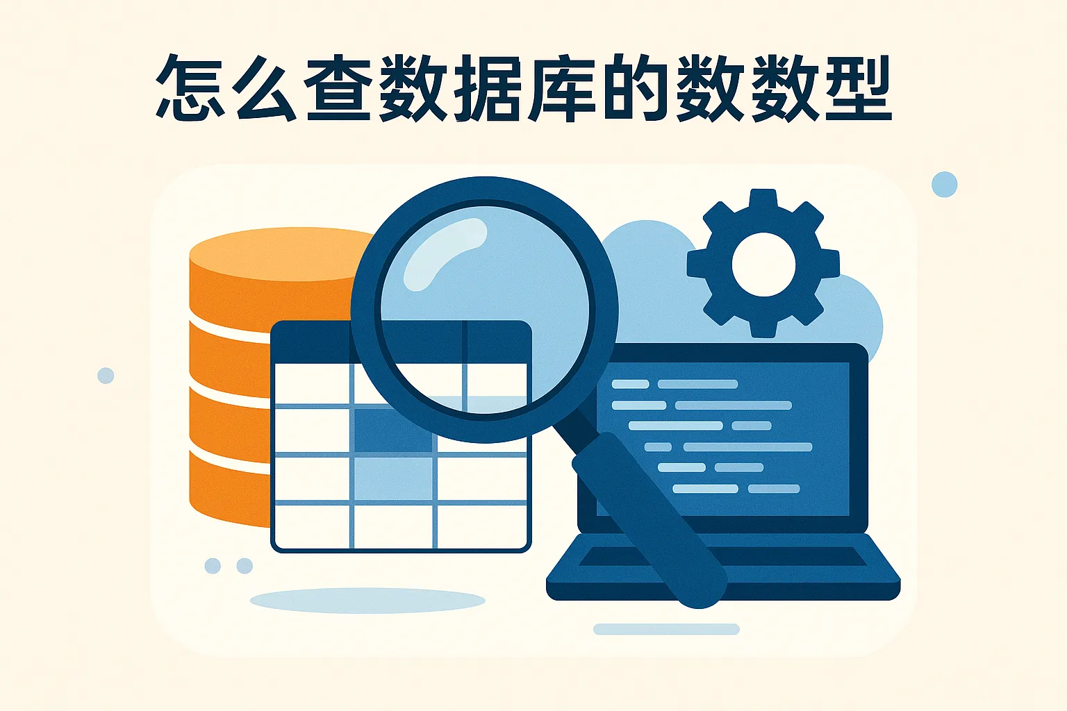 怎么查数据库的数据类型