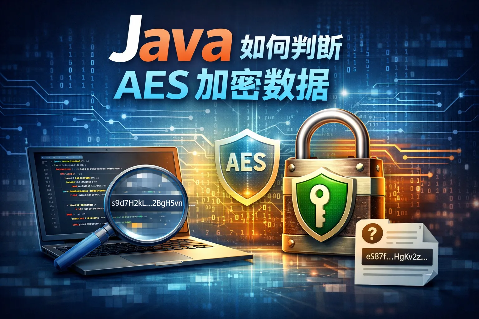 java如何判断aes加密数据