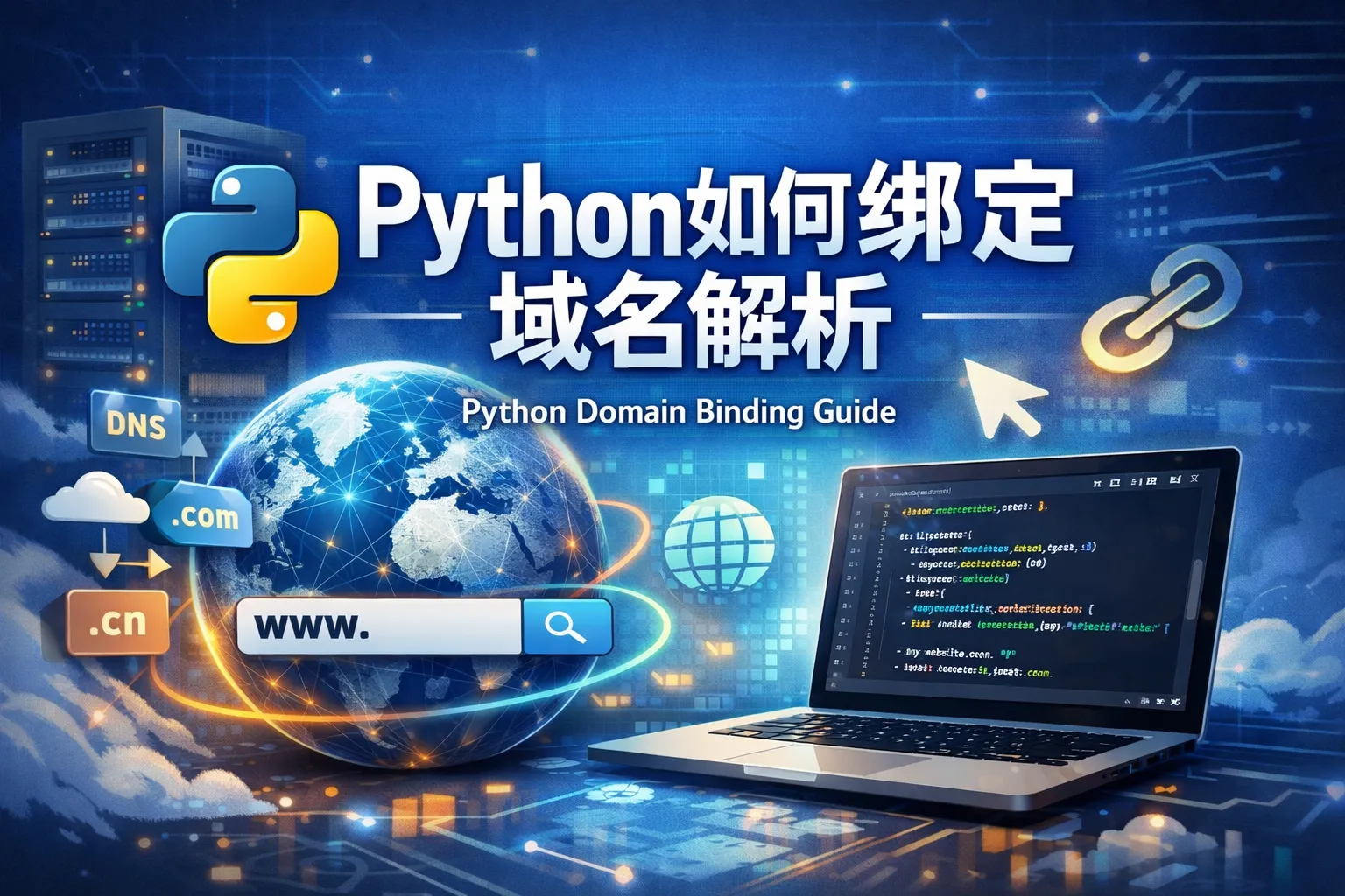 python如何绑定域名解析