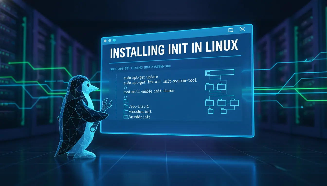 linux中如何安装init