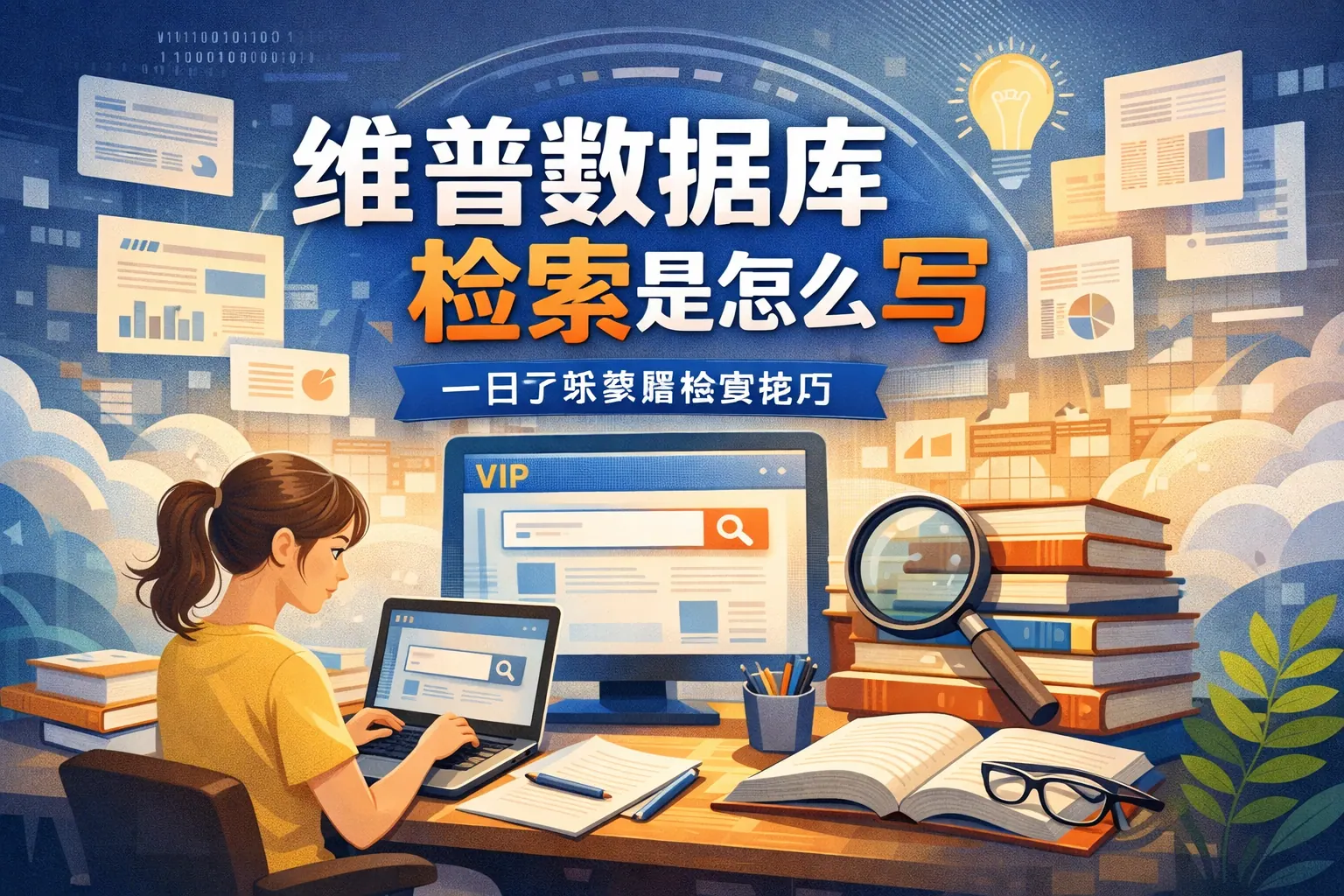 维普数据库检索是怎么写