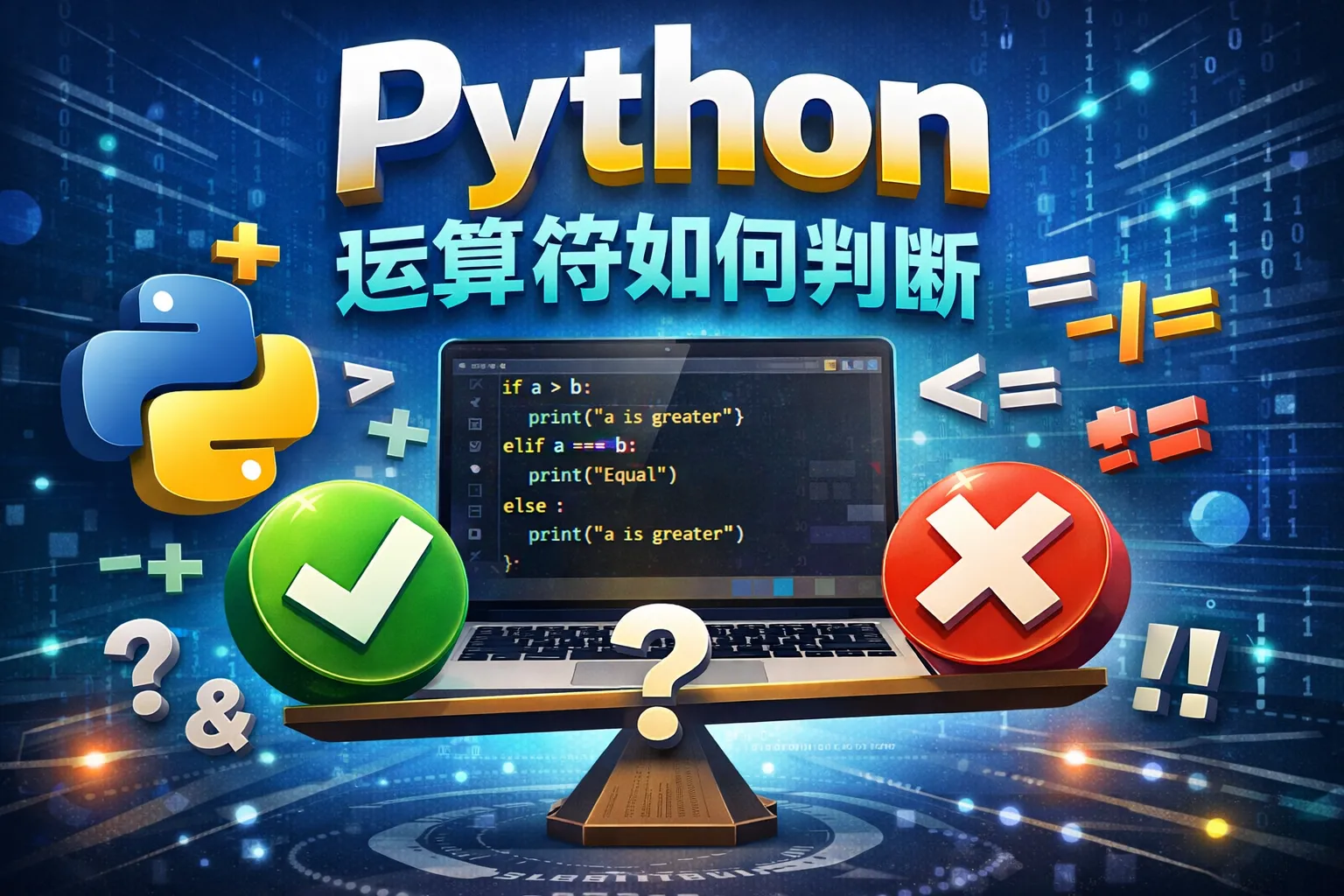 python运算符如何判断