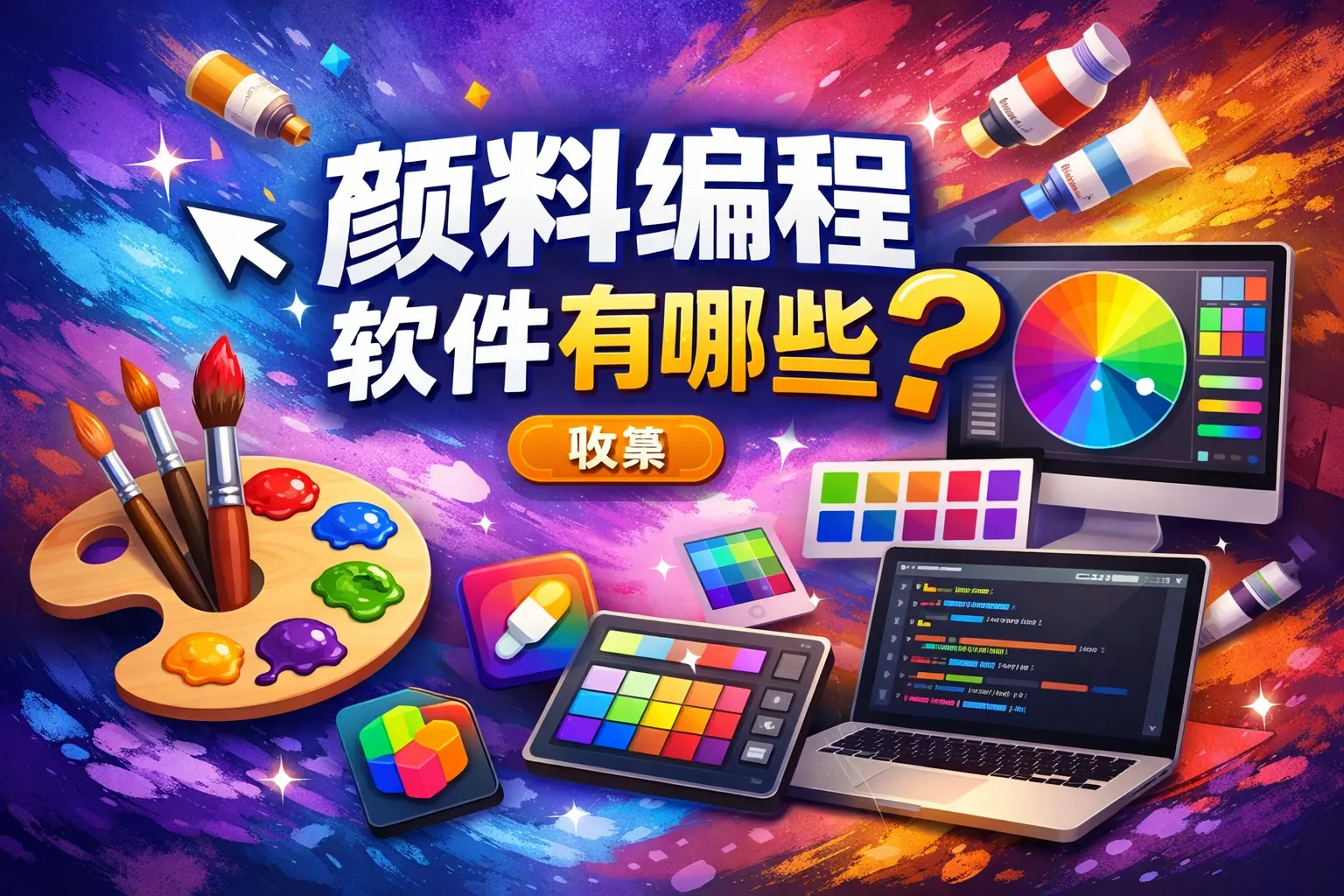 收集颜料编程软件有哪些