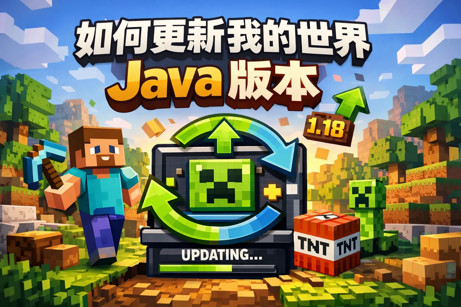 如何更新我的世界java版本