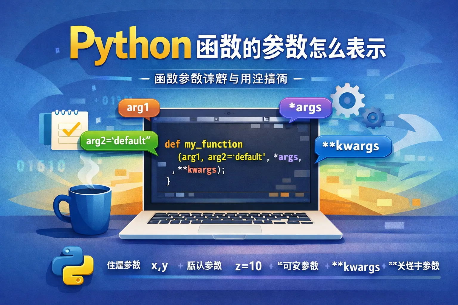 python函数的参数怎么表示