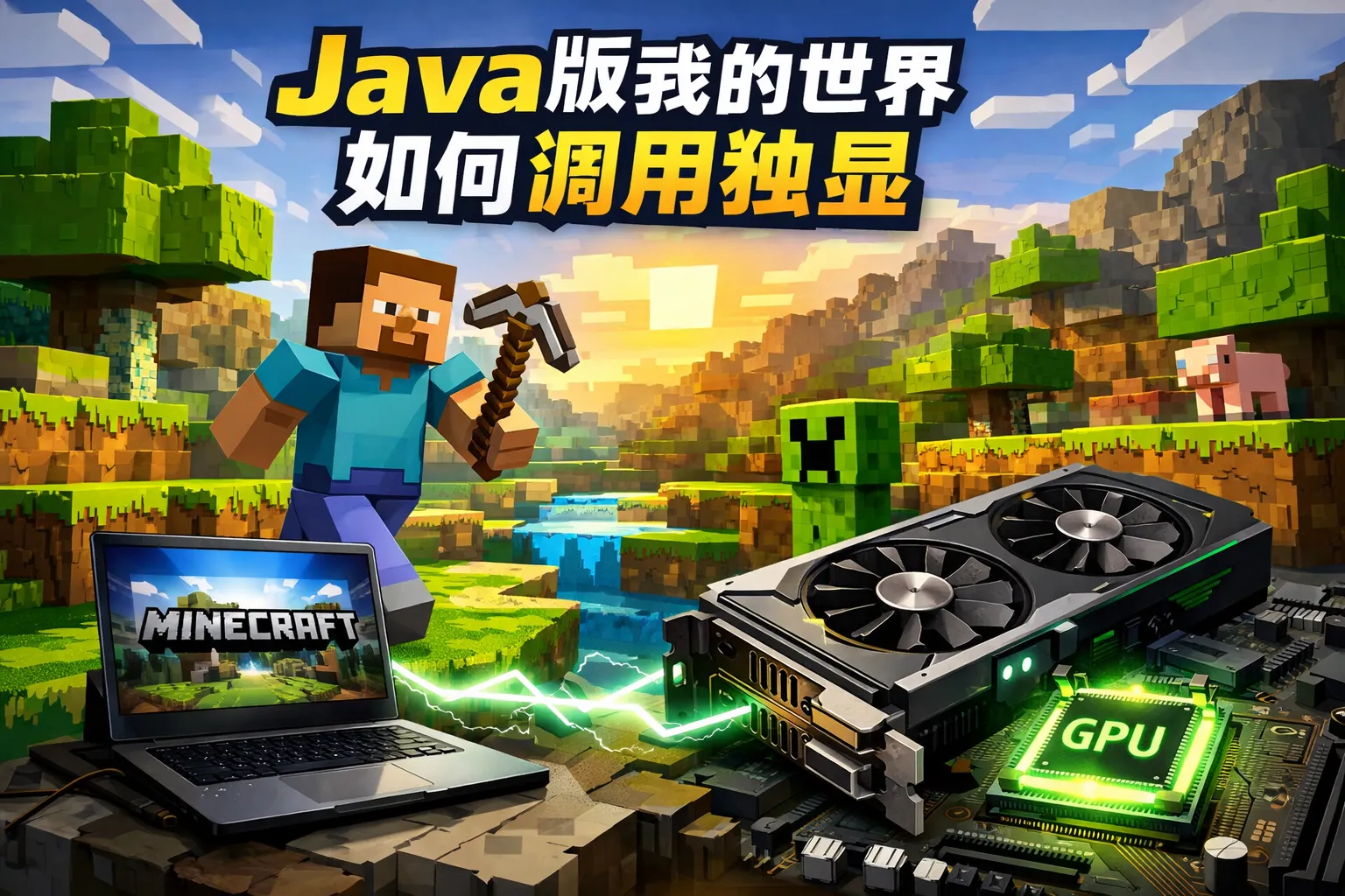 java版我的世界如何调用独显