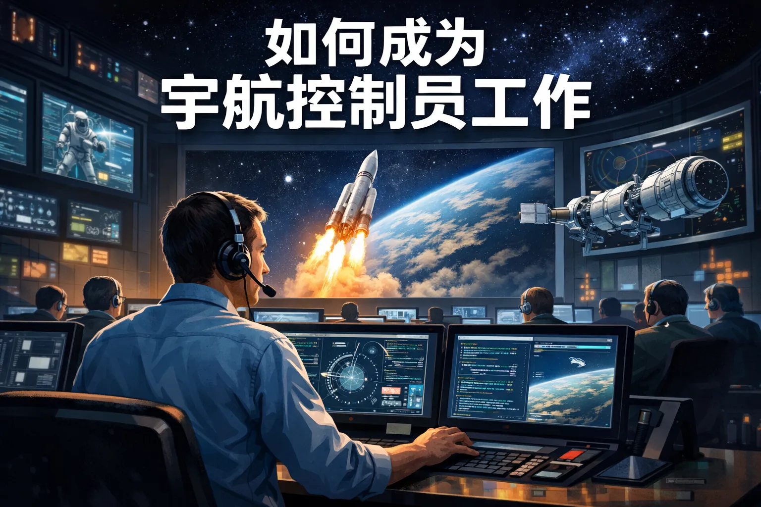 如何成为宇航控制员工作