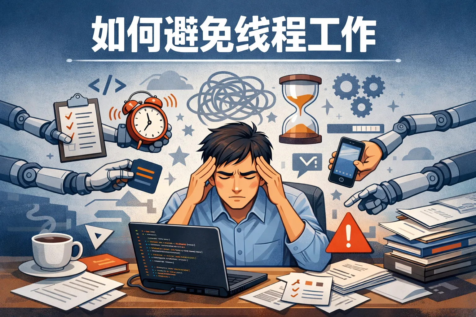 如何避免线程工作