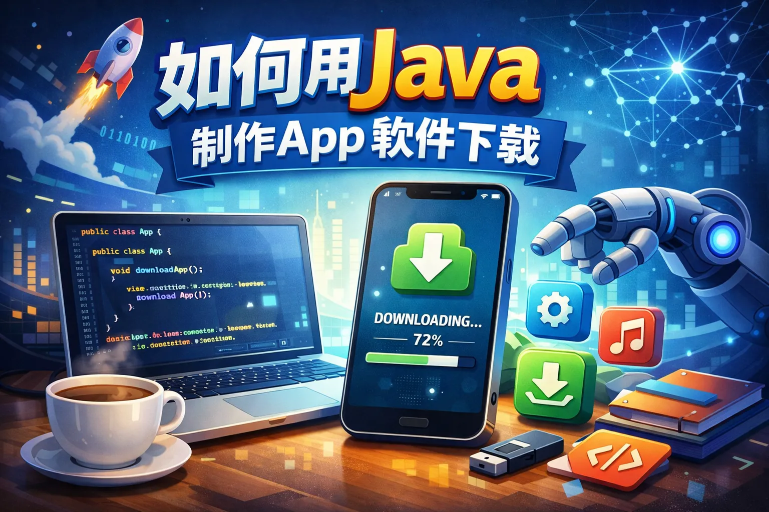 如何用java制作app软件下载
