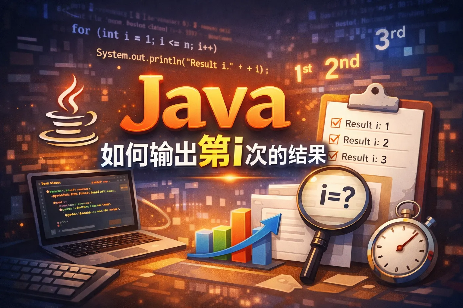 java如何输出第i次的结果