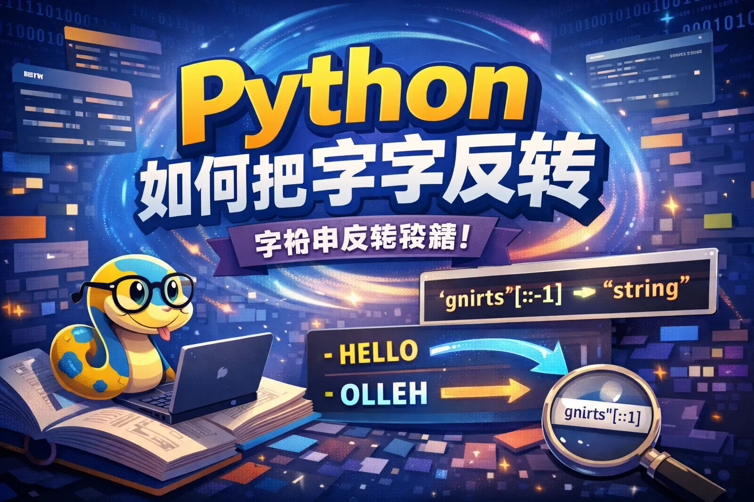 python如何把字符反转