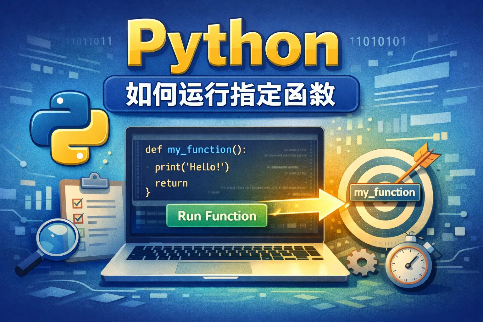 python如何运行指定函数