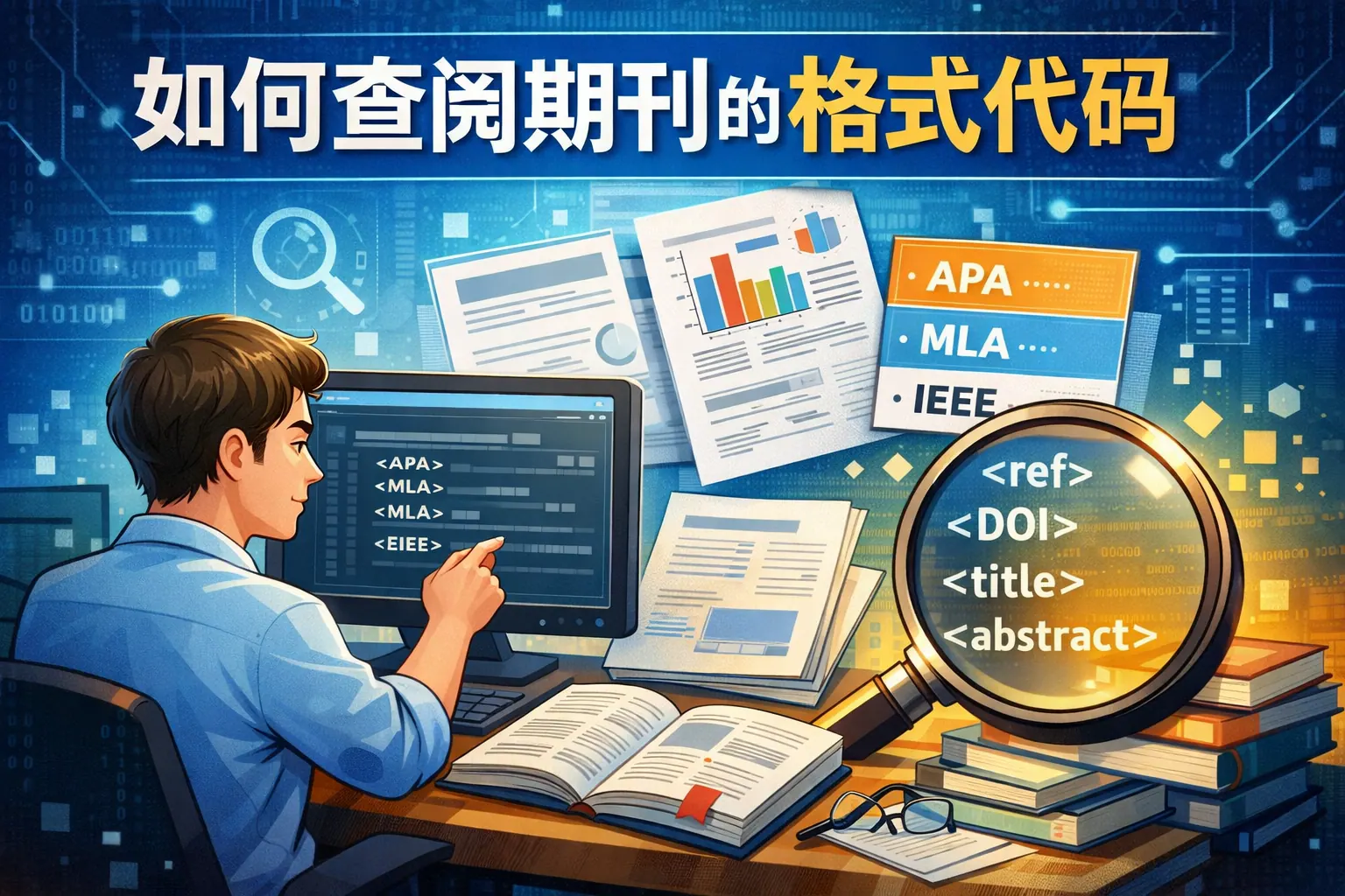 如何查阅期刊的格式代码