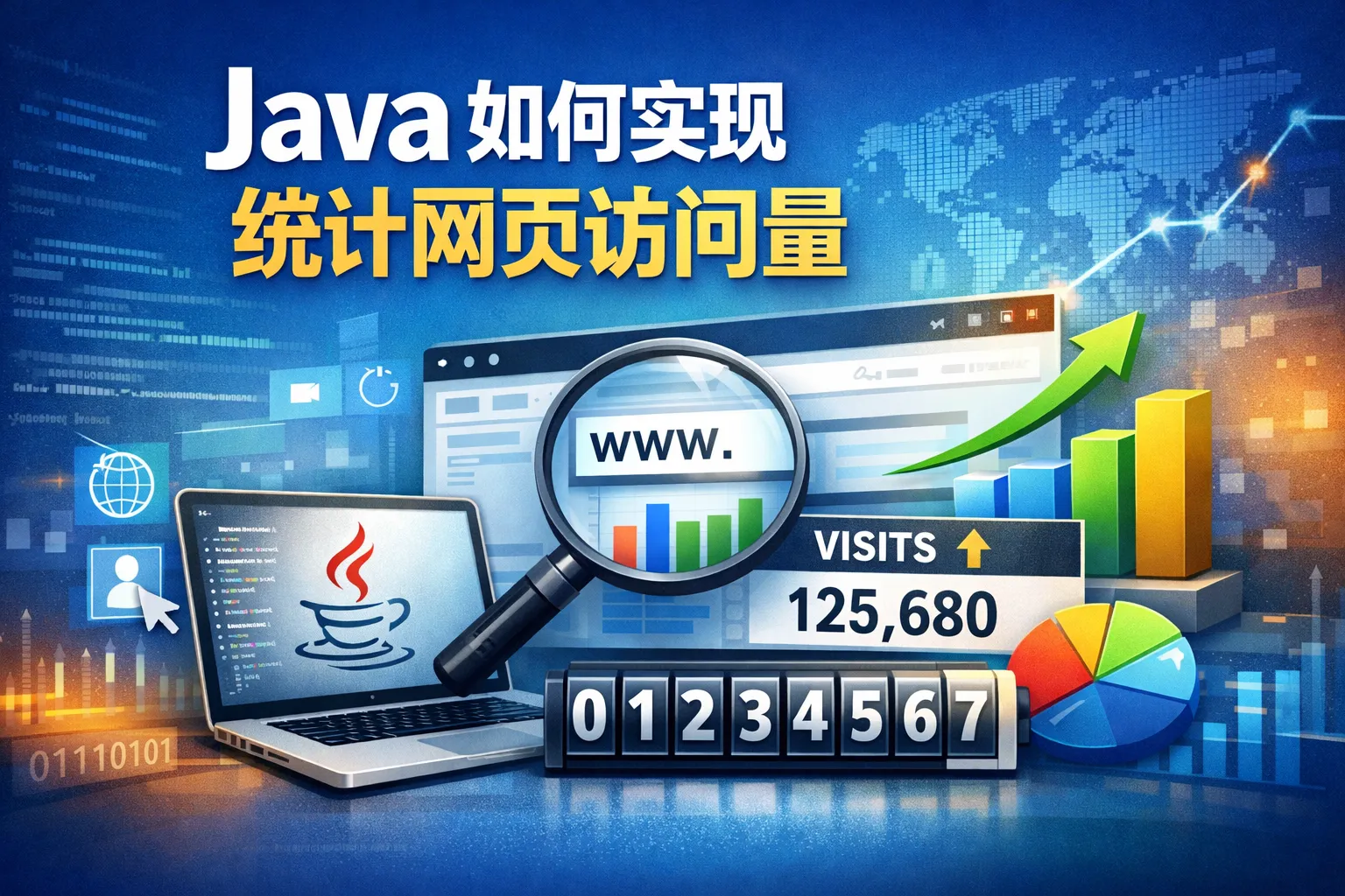 java如何实现统计网页访问量