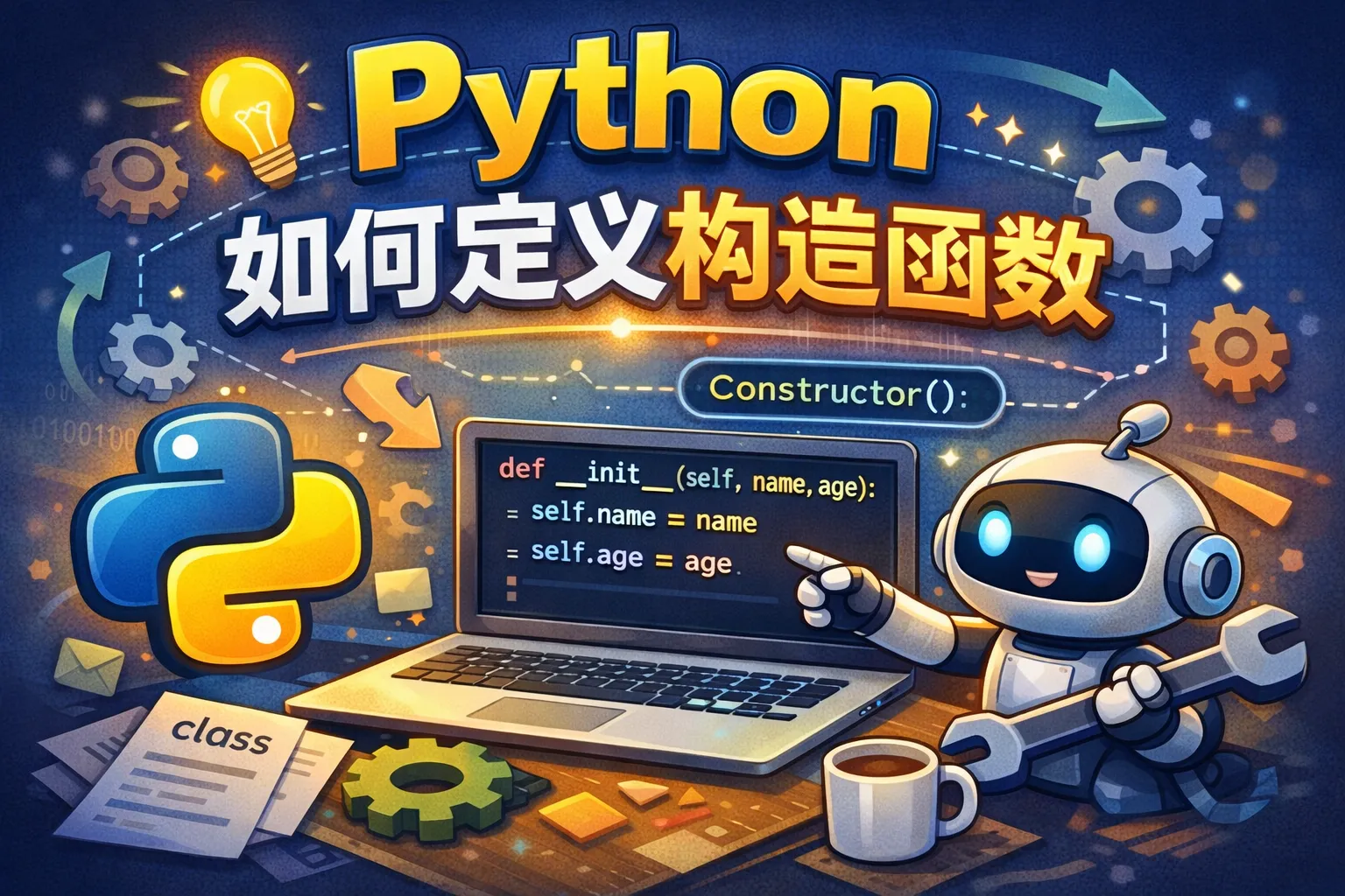 python如何定义构造函数
