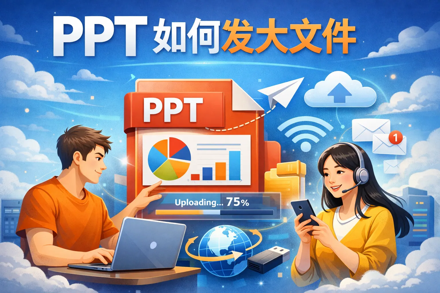 ppt如何发大文件