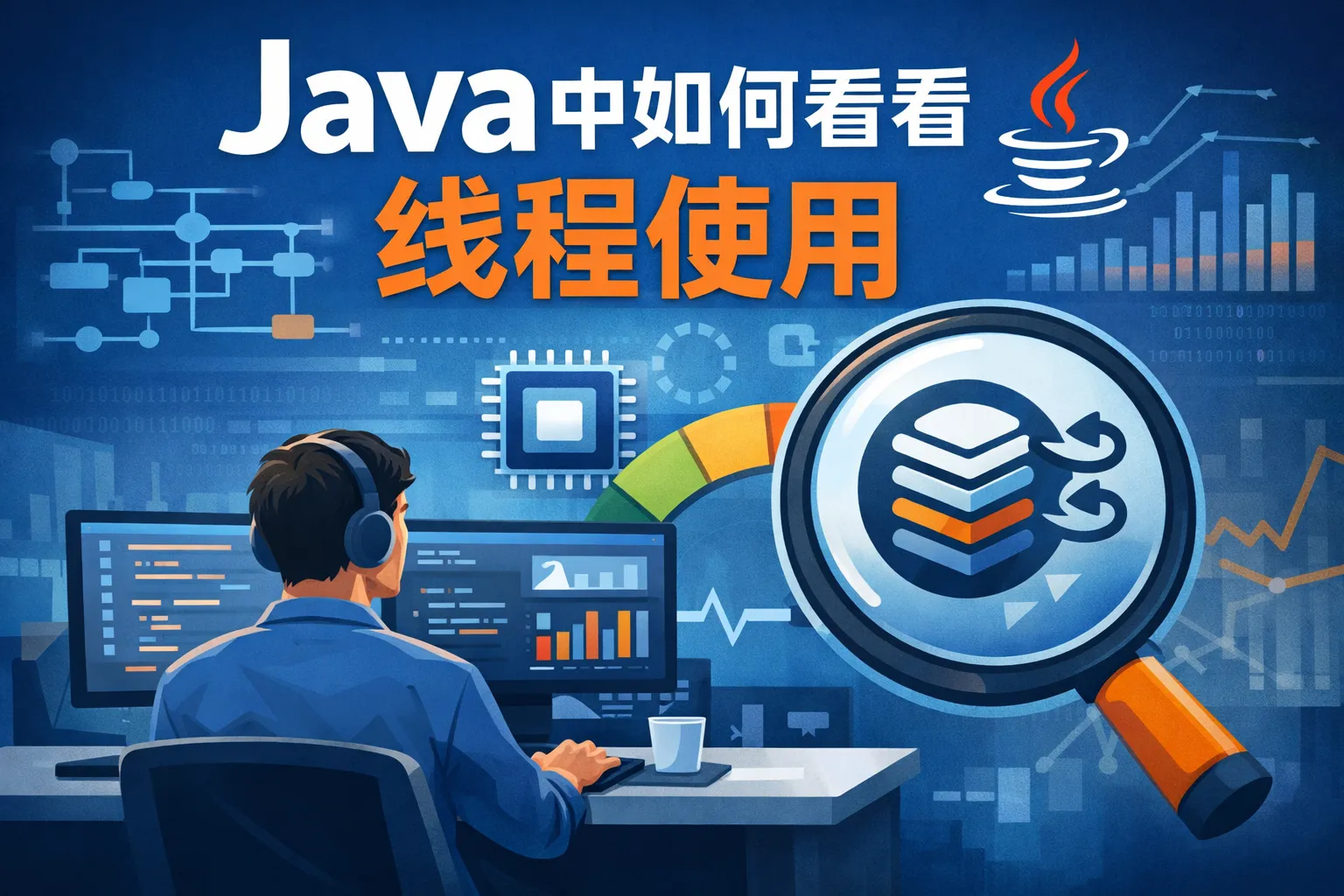 java中如何查看线程使用