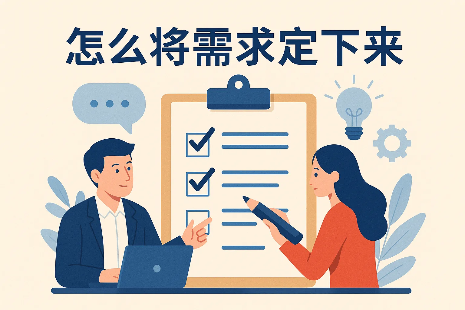 怎么将需求定下来